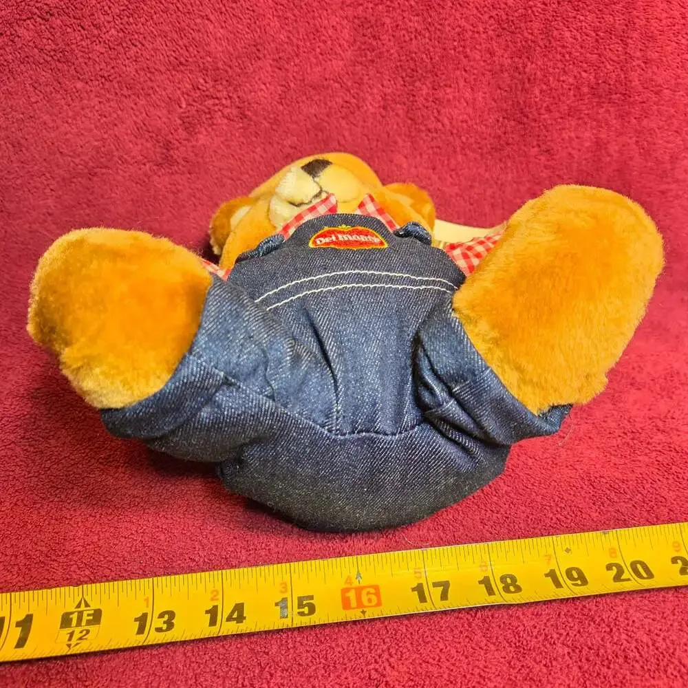 Vintage 1985 Dakin Del Monte Country Yumkins Brawny Bear Plush Toy